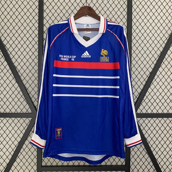 Tailandia Camiseta Francia 1ª ML Retro 1998